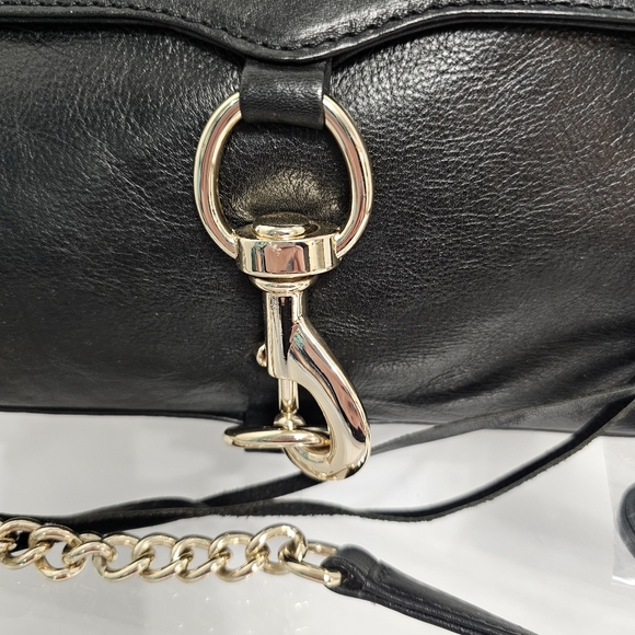 Rebecca Minkoff Mac Daddy NWOT Extra Fringe Dust Cover Black with Gold Hardware - Picture 7 of 16